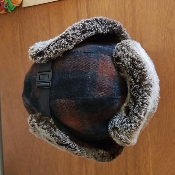 Dorfman Pacific Plaid Trapper Hat S/M - Picture 10 of 10